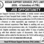 Kissan Support Services KSS Jobs 2025