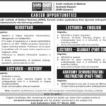 Sindh Institute of Medical Sciences SIMS Karachi New Jobs 2025