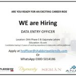 Anam Weaving Mills Jobs 2025