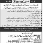 Farrier Jobs in Brooke Hospital Lahore