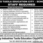 Heavy Industries Taxila Education City (HITEC) Jobs 2025