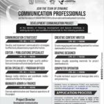 Ministry of Planning & Development Jobs 2025 for Communication Specialist