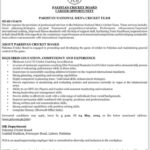 Pakistan Cricket Board PCB Jobs 2025 for Head Coach
