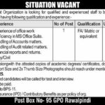 Post Box No.95 GPO Rawalpindi Jobs 2025