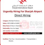Sharjah International Airport Jobs 2025