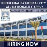 Sheikh Khalifa Medical City New Jobs 2025