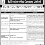 Sui Southern Gas Company SSGC Jobs 2025