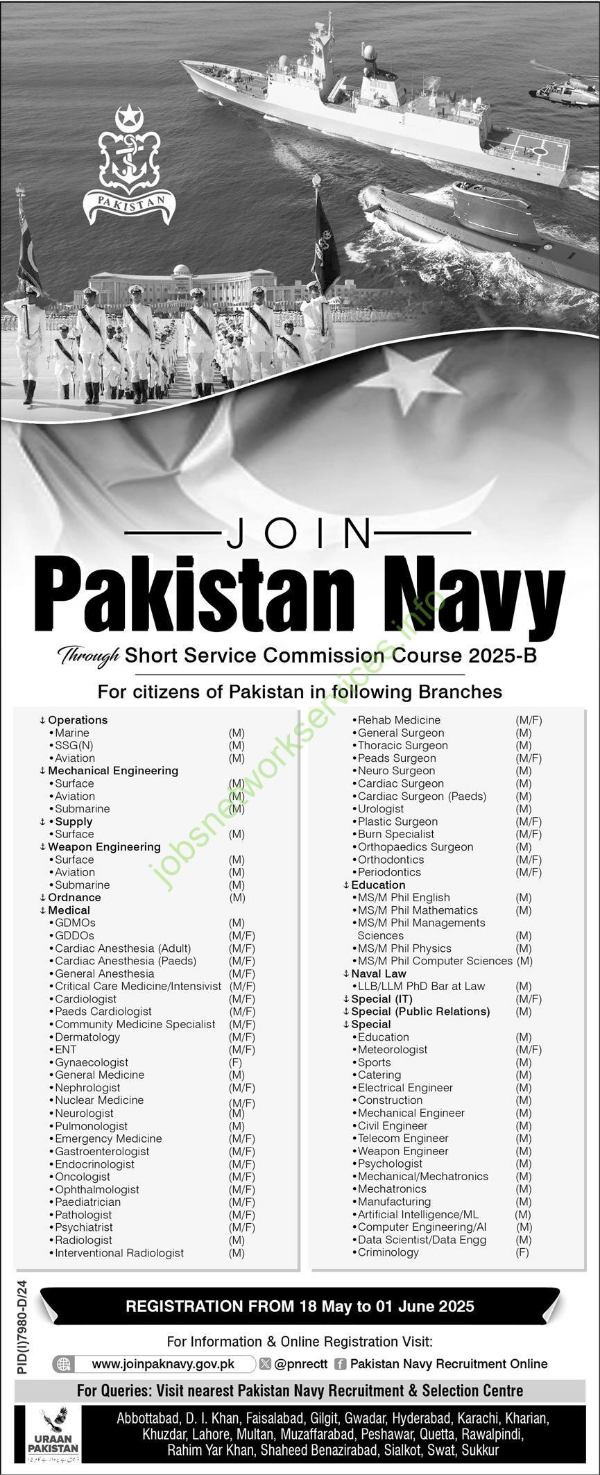 Join Pakistan Navy Jobs 2025 As SSCC 2025-B