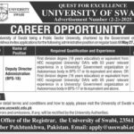 Career Opportunity at the University of Swabi