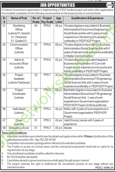 Federal Government organization Jobs 2025 Online Apply through Jobsnetworkservices