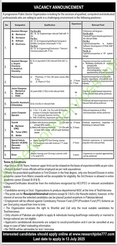 Pakistan Atomic Energy PAEC New Jobs 2025 Latest