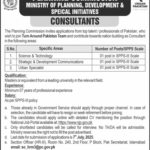 Planning Commission of Pakistan – Consultant Positions 2025
