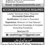 Job Opportunities from the Advertisement 2025