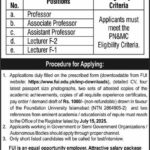 Foundation University Islamabad Job Opportunities