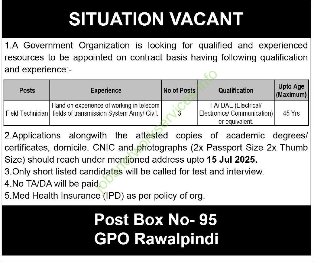 Government Organization Jobs 2025