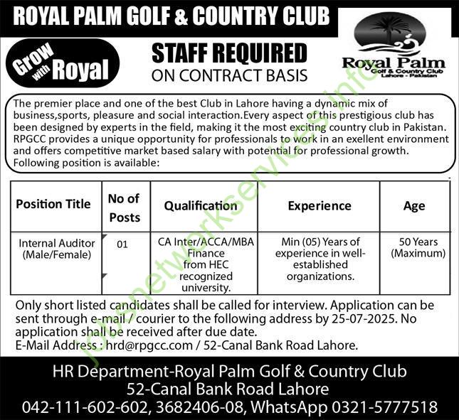 Royal Palm Golf & Country Club Jobs 2025