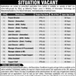 Ministry Of Information Technology & Telecommunications Digital Nation Pakistan Situation Vacant