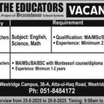The Educators School Rawalpindi Jobs 2025