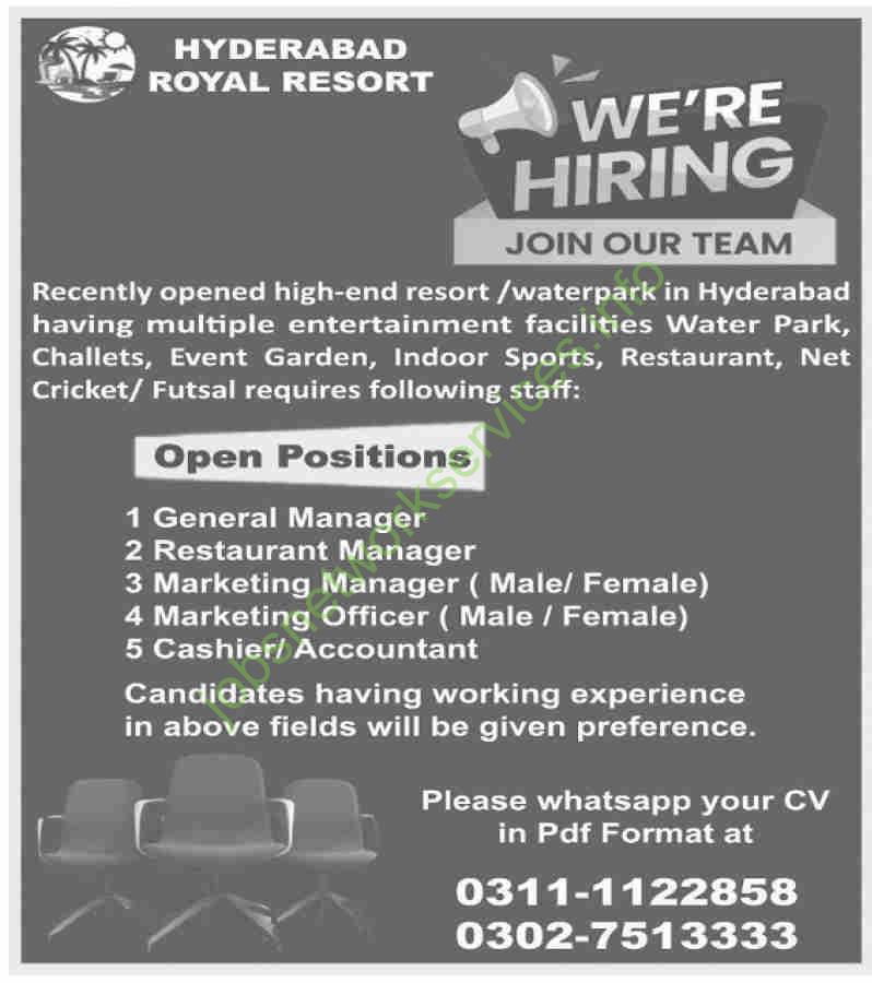 Royal Resort We'Re Hiring Join Our Team
