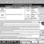 Job Opportunities via PPSC – Lahore | Environment Protection & Climate Change Department Jobs 2025