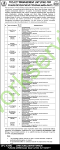 Water and Sanitation Agencies (WASAs) Jobs 2025 for Project Base