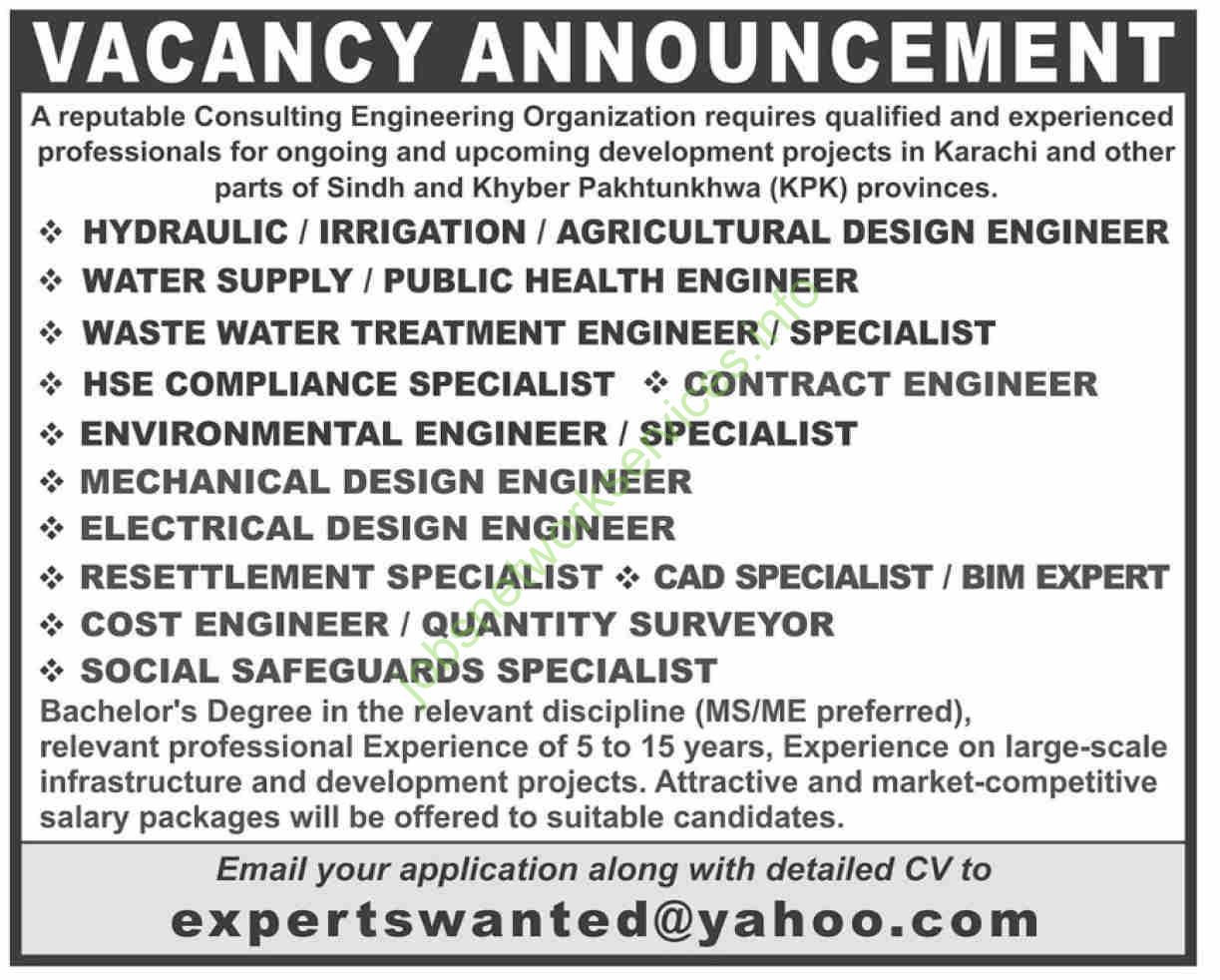 Reputable Consulting Engineering Organization Jobs 2026 Latest